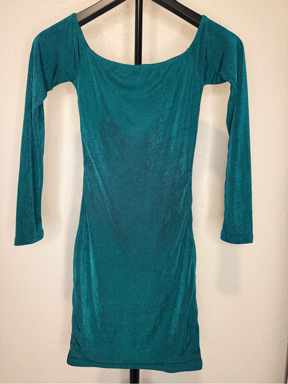 Princess Polly Teal Long Sleeve Bodycon Dress